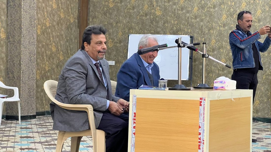 قصائد تتغنى بالعراق.. ملتقى هيت الأدبي يستضيف الشاعر محمد فرحان (صور)