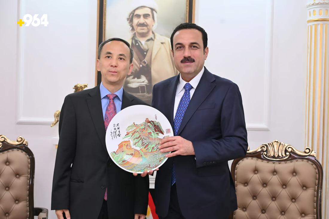Erbil governor confirms Chinese Visa issuance, discusses modern urban park
