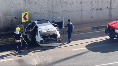 ئۆتۆمبێلێک وەرگەڕا و پێنج کەس بریندار بوون