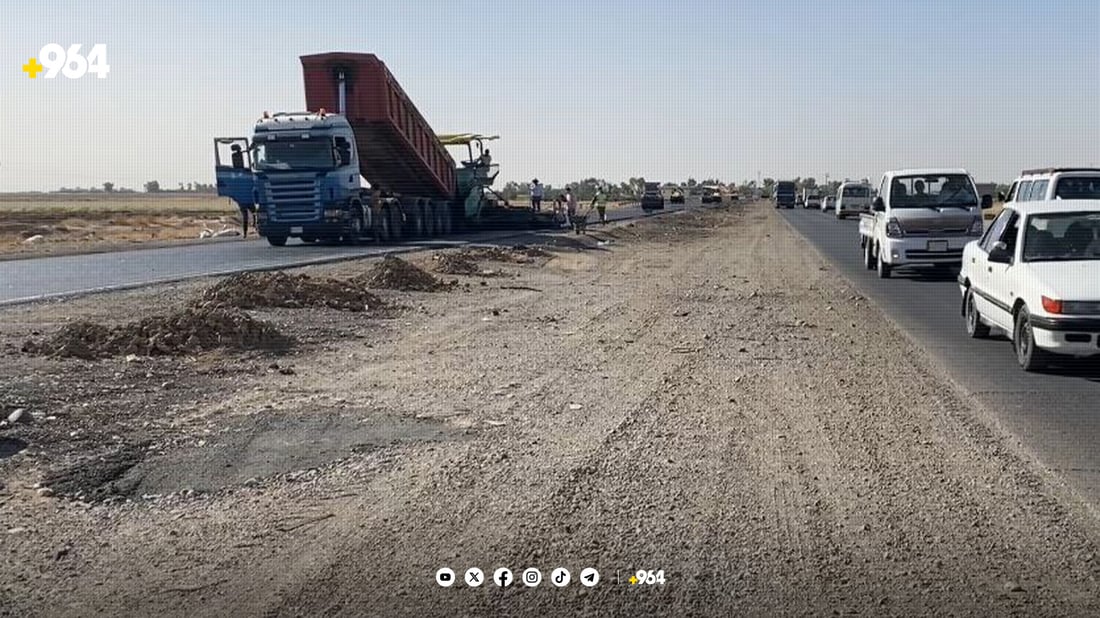 رێگای نێوان کەرکوک – بەغدا نۆژەندەکرێتەوە