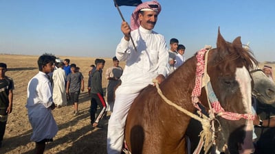 فيديو: أسرع خيول نينوى تتسابق في ربيعة.. والفرسان تضامنوا مع حملة ضد الحظر الدولي