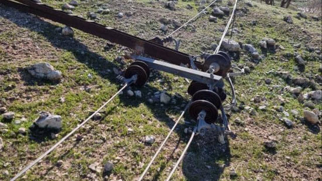 رەشەبا زیانی 100 ملیۆن دیناری بۆ کارەبای ئاکرێ هەبووە