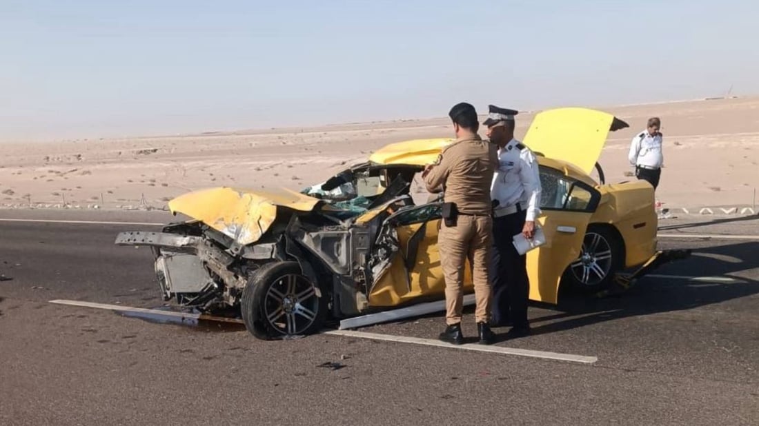 اجتياز خاطئ شمال الزبير يودي بحياة شخص ويصيب 3 آخرين