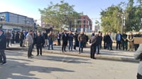 مامۆستایانی کەلار بۆ پشتیوانی مانگرتووانی سلێمانی گرد...