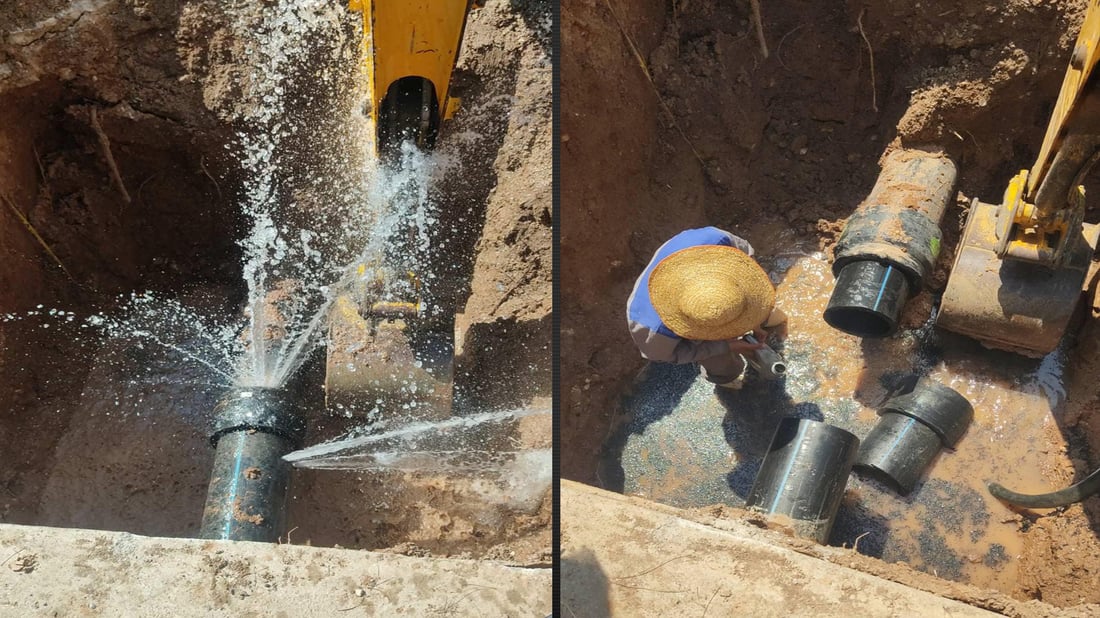 بەهۆی شکانی بۆرییەوە دوو گەڕەکی دهۆک بێ ئاو دەبن