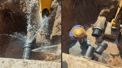 بەهۆی شکانی بۆرییەوە دوو گەڕەکی دهۆک بێ ئاو دەبن