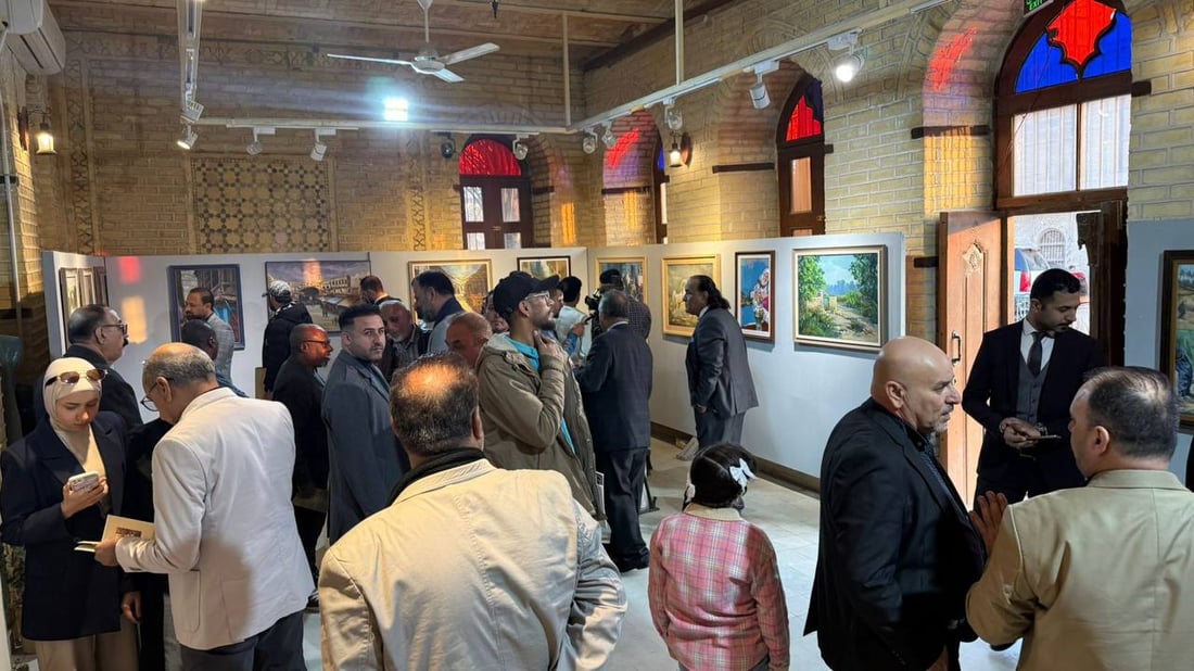 البيت العتيق لم يتسع للجمهور.. 55 لوحة فنية في البصرة حصيلة عام 2024 (صور)