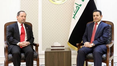 NSA Al-Araji meets with US chargé d’affaires on security cooperation in Baghdad