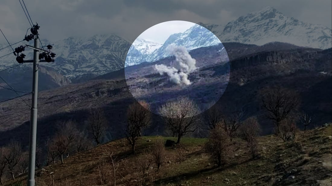 هه‌په‌گه‌: توركیا نزیكه‌ى 700 جار به‌ فرۆكه‌ و تۆپ بۆردومانى‌ شوێنى جیاواز كردووه‌