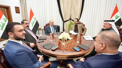 حزب الحلبوسي: سنذهب بمرشح واحد للبرلمان وغداً نحسم في بيت أبو مازن