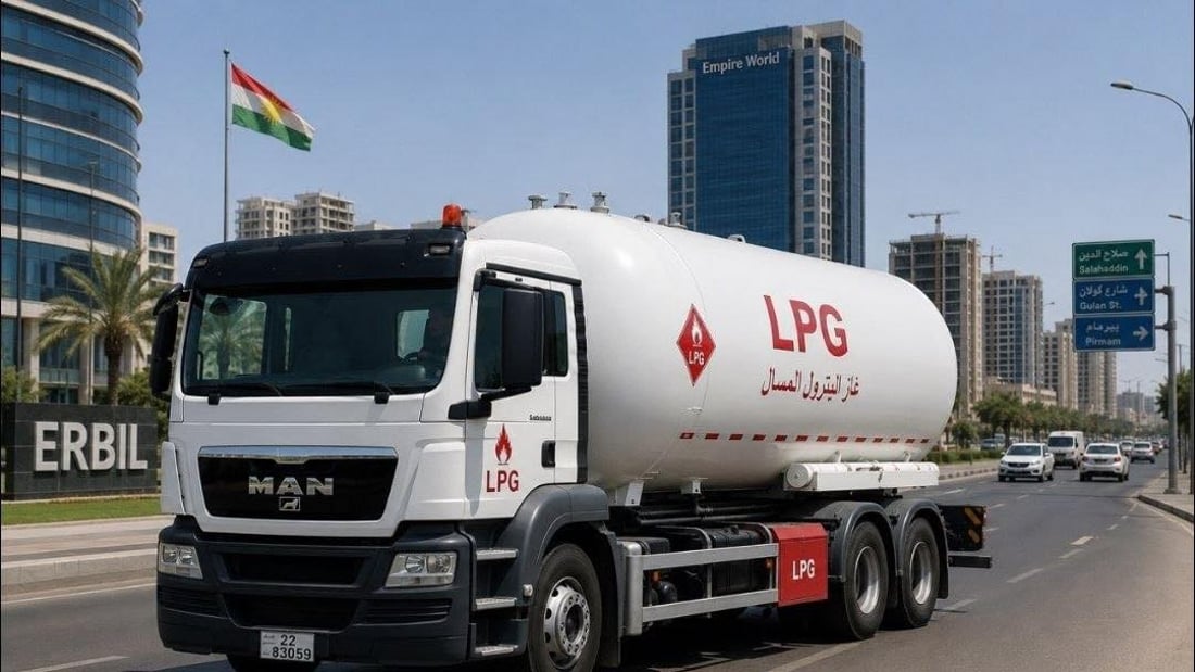 گواستنەوەی غازی شل لە رۆژدا لە رێگاکانی هەولێر قەدەغە دەکرێت