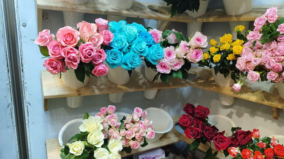 Natural Flowers Add Color to a City of Reverence