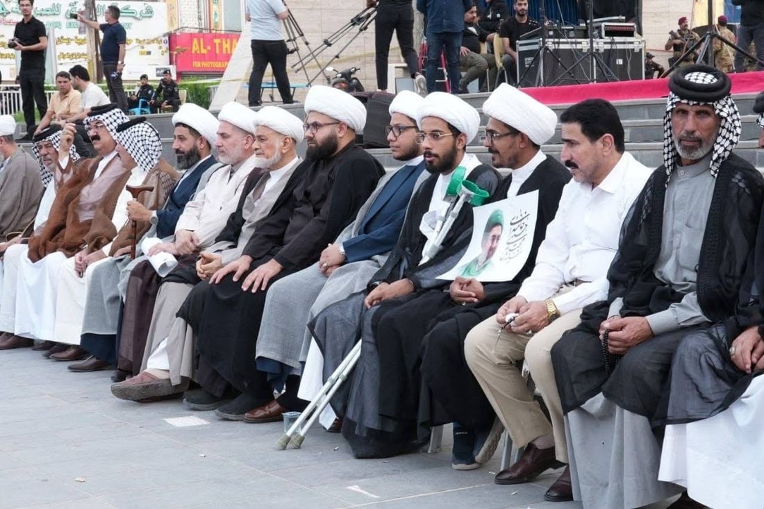 ترامب يدعم مرشح الإطار وجمهور المقاومة يتظاهر في ساحة التحرير رفضاً لعقوبات واشنطن
