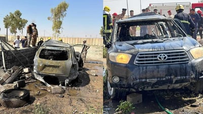 Two killed in fiery crash near Kirkuk Airport