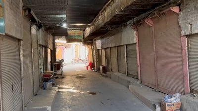 تاریکە بازاڕەکەی خانەقین خەریکە بە تەواوی تاریک دەبێت