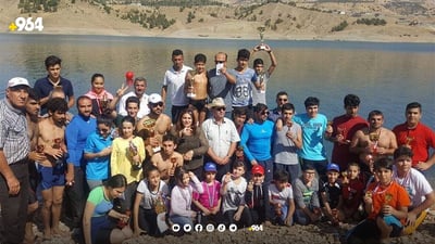 پاڵەوانیەتی مەلەوانی عێراق لە دەریاچەی دوکان بەڕێوە دەچێت