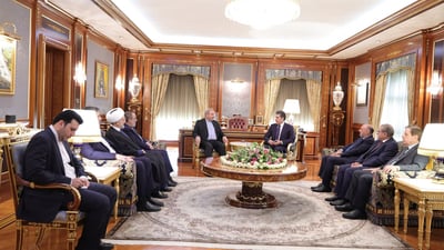 Kurdistan Region President Nechirvan Barzani, Iranian ambassador meet to discuss ties