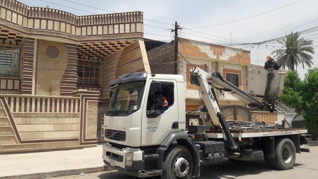 صور من الأمين: انتهت مشكلة الكهرباء في “الخمسين دار”