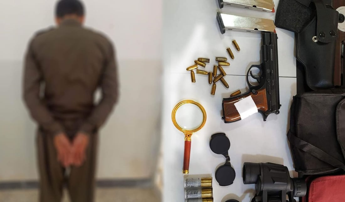 تەقەی لە پۆلیسی دارستان كرد و دەستگیرکرا