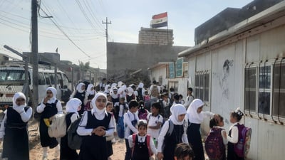 شط العرب: 4 مدارس كرفانية تهدد حياة التلاميذ بالمطر والصعقات الكهربائية
