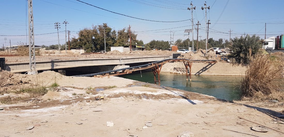 صور: المسيب تنتظر منذ 8 أعوام قنطرة تربطها ببغداد بطول 52 متراً