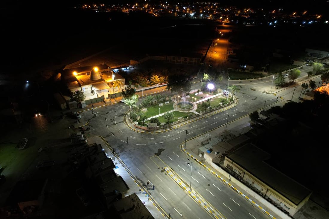 صور لـ “جصان” من الجو.. أول تطوير لمدخل الشمال منذ 1994 بأموال الأمن الغذائي