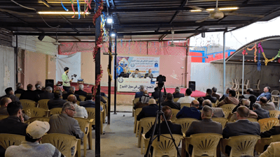 Poets converge in Souq Al-Shuyukh for vibrant literary event