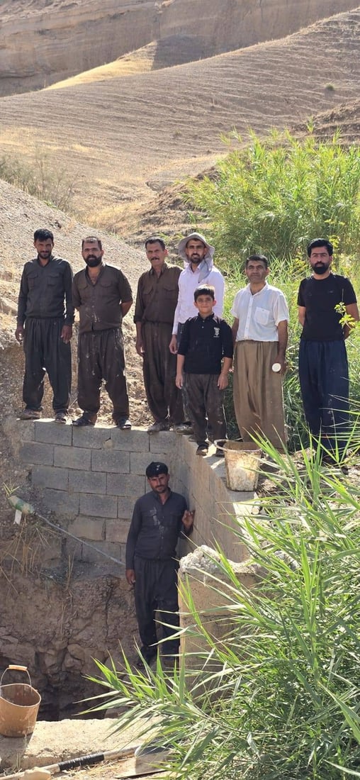 کانیا و کارێز و کۆنە بیره‌ ئاوه‌كانى ژماره‌یه‌ك گوندى سێگردكان زیندووكرانه‌وه‌