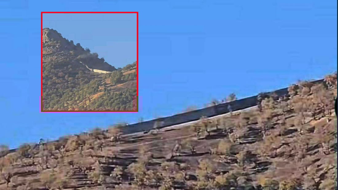 ئێران بە درێژایی 600 کیلۆمەتر دیواربەندی هەستیار لە ناو خاکی هەرێم دروست دەکات