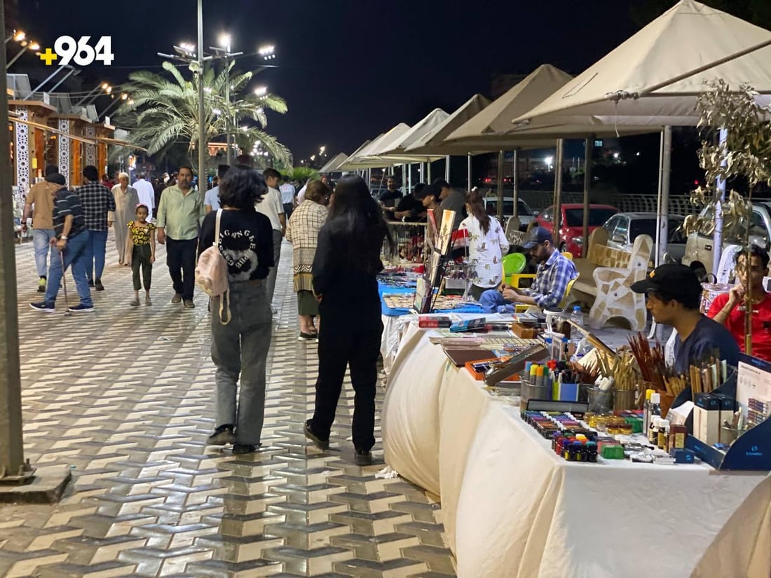 متنبي البصرة يتفوق على النسخة الأصلية.. معارض ومحاضرات في الهواء الطلق (صور)