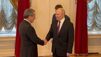 عەباس عێراقچی و ڤلادمیر پوتن کۆبوونەوە