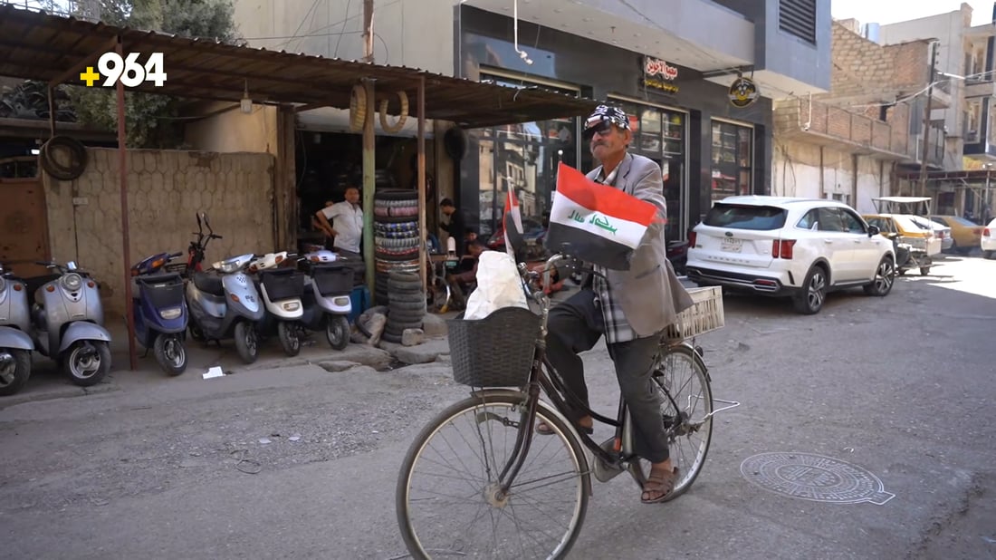 At 77, Mosul courier pedals across city with pride and purpose