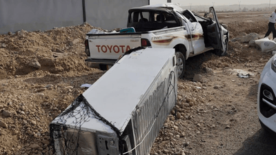 بەم بەیانییە پیکابێک وەرگەڕا و سێ کەس بریندار بوون 