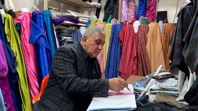 من أيام مقايضة القماش بالحنطة.. فيديو مع وريث بيت البصام و150 عاماً في المهنة