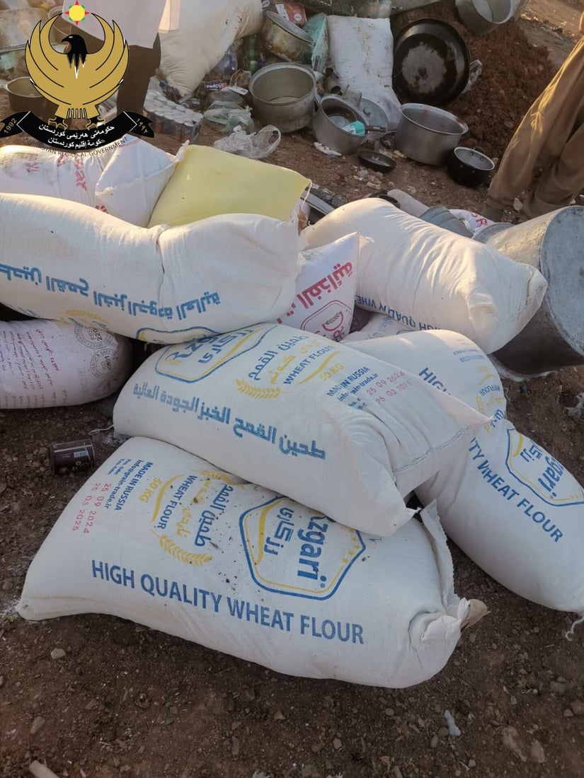 دوو تۆن و 500 کیلۆ خواردن و کەسەرەستەى نەشیاو تەلەفکرا