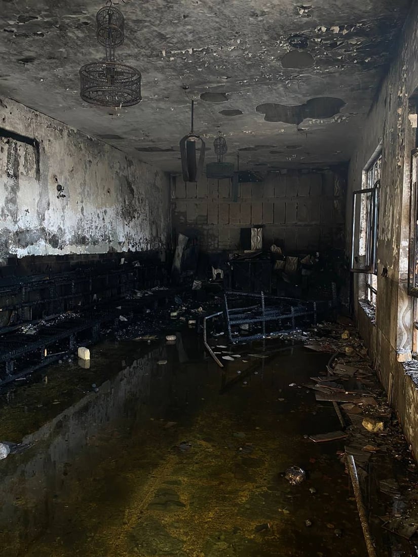 حتى المستمسكات لم تسلم.. شرارة “سبلت” أحرقت منزلاً في خان بني سعد (صور)