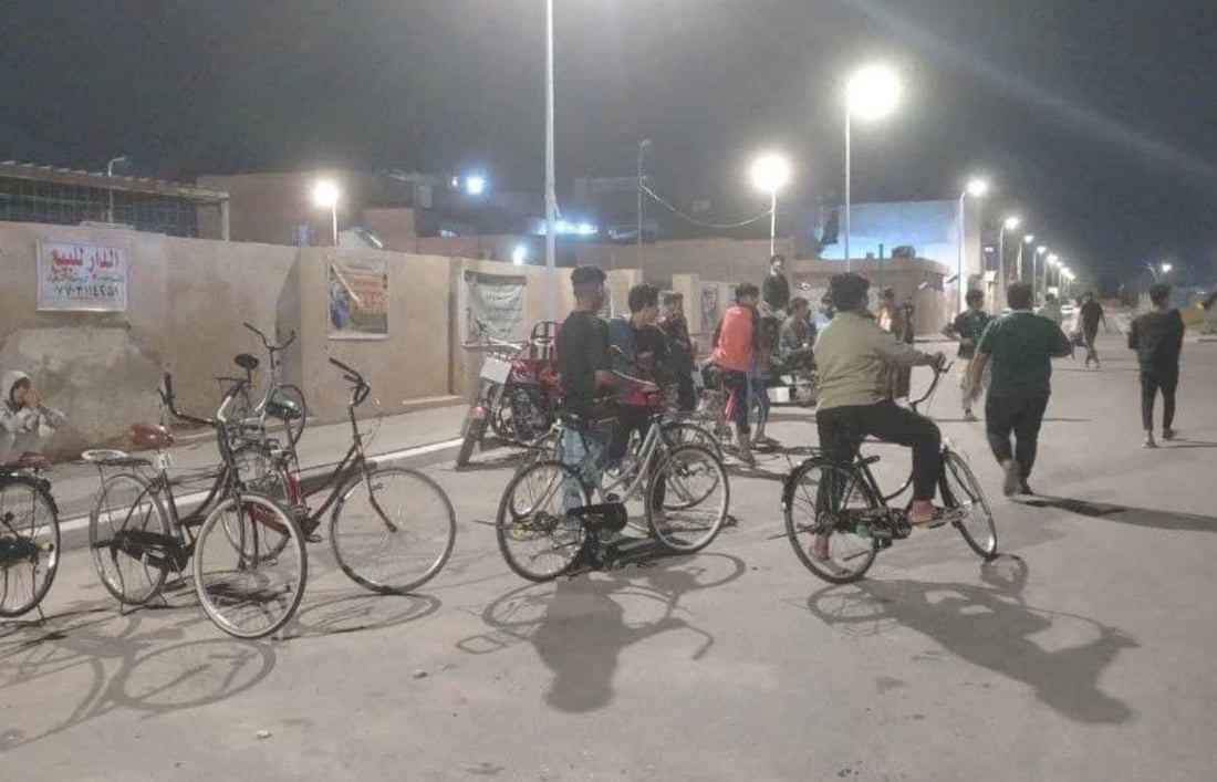 صور: تفحيط الدراجات يربك شوارع الزبير بعد الإفطار والشرطة تتدخل