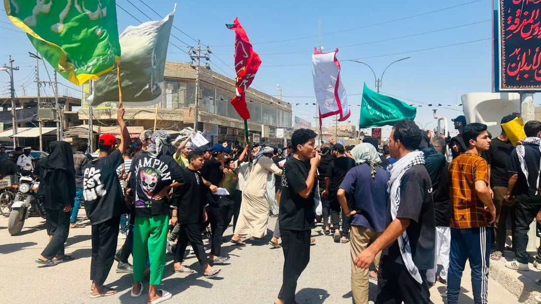 صور: تظاهرات في سوق الشيوخ للمطالبة بالخدمات.. الأمراض انتشرت