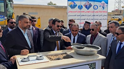 مشاريع جديدة في ذي قار.. شوارع وصرف صحي ومجمعات مياه (فيديو)