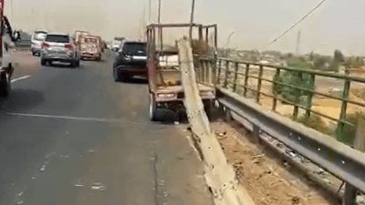 على ظهر “ستوتة”.. شرطة بغداد تعتقل متهمين حاولوا سرقة سياج الطريق الدولي