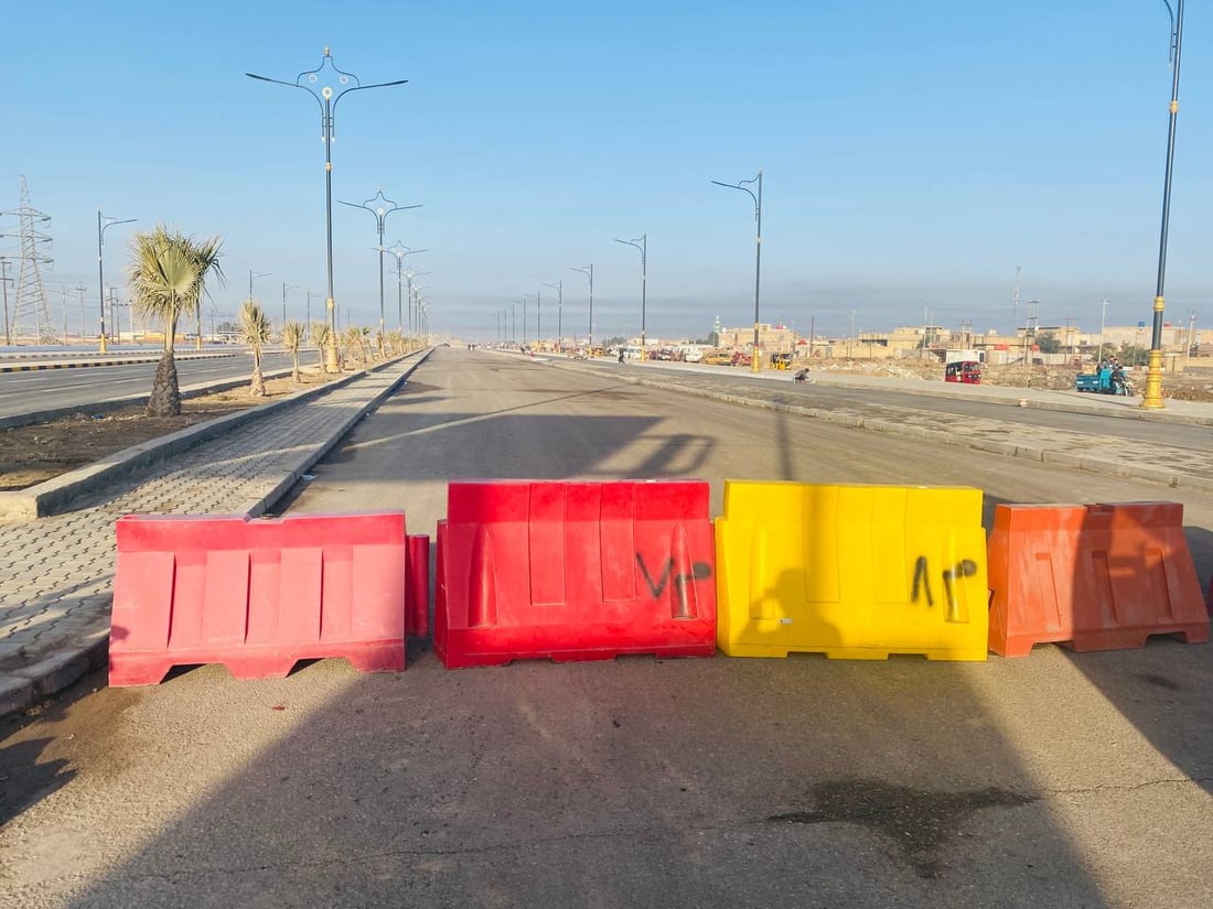 لوضع اللمسات الأخيرة.. إغلاق طريق “عمارة – ناصرية” بالكامل لمدة يومين