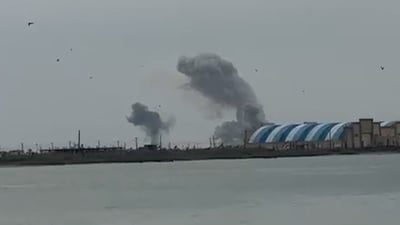 فيديو: انفجار ضخم داخل إيران يثير ذعر أهالي الفاو