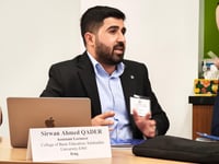 مامۆستایەكی زانكۆی سەڵاحەدین بەشداری لە پرۆگرامی سەرك...