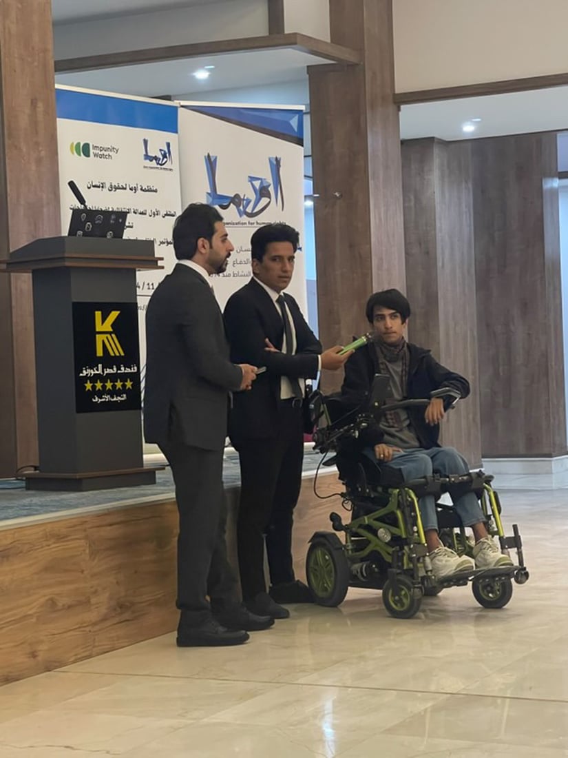 النجف: 3 آلاف معتقل من ناشطي تشرين.. تقرير ندوة “أوما” بحضور سجاد سالم