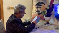 يستخدم اسم جدته بدل أبيه.. حوار من كربلاء مع الكاتب لؤي 