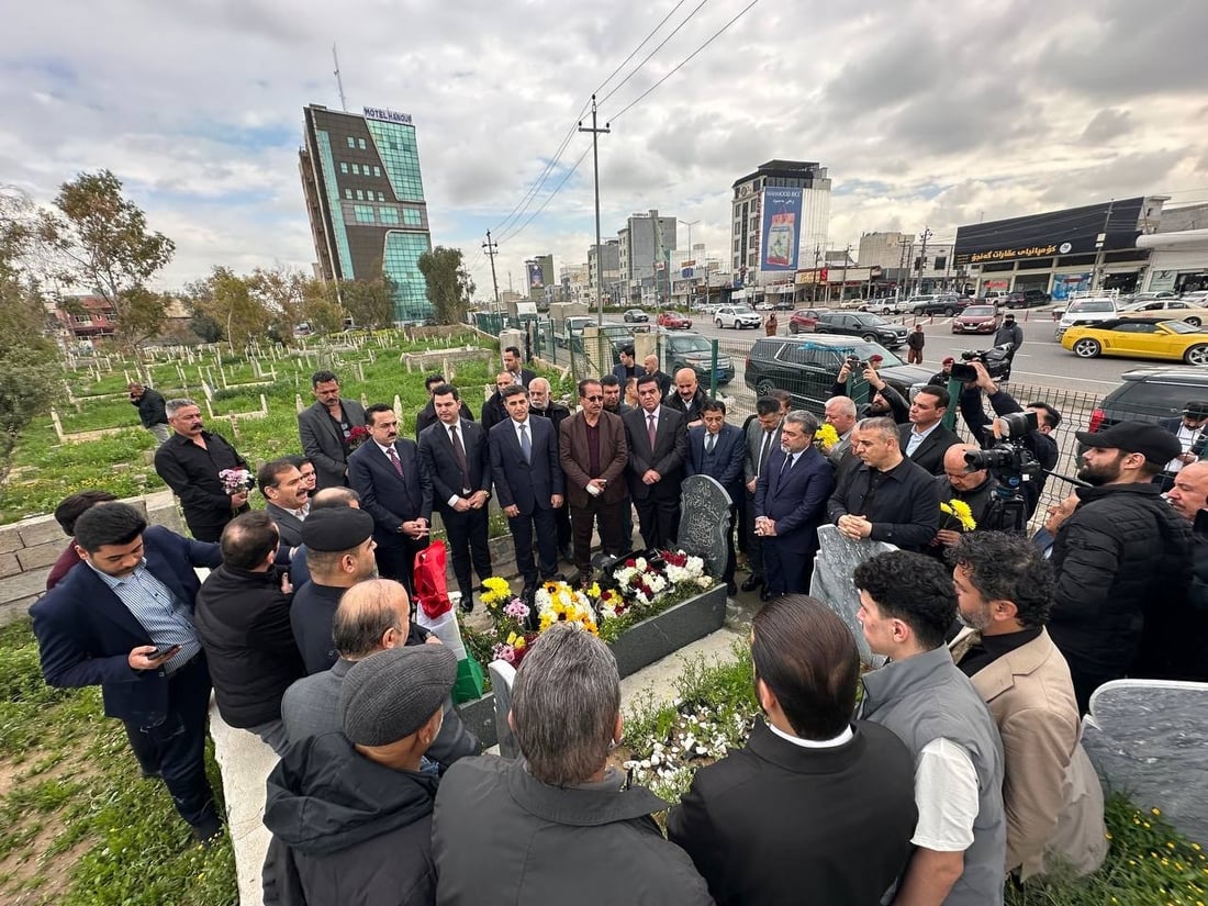 چەپکە گوڵی وەفاداری بۆ یادی 35 ساڵەی شەهیدبوونی “خدر لۆبیافرۆش” دانرا