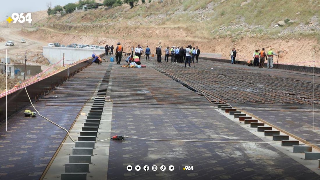 پردەکەی دەربەندی رانییە لە 67%ـی تەواو بووە