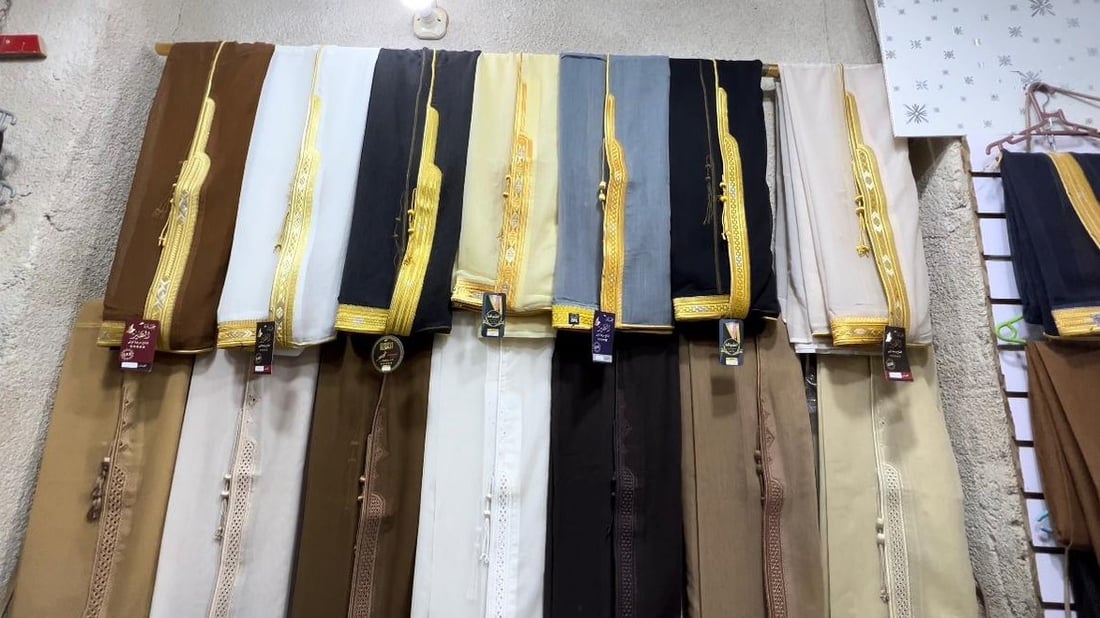 دشاديش الزبير “الفاخرة” وعباءات النجف: مليون دينار لأناقة تنافس الخليج (صور)