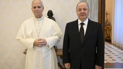 Barzani meets Pope Leo XIV amid Syria offensive on Kurds