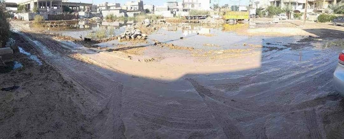 صور: أطفال كاطون بعقوبة يحلمون بالسير على طرق بشرية.. والنائب المجمعي متفائل